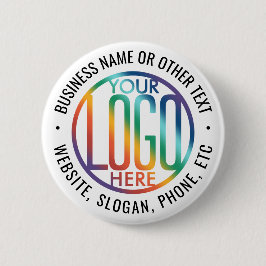 Bóton Redondo 5.08cm Cores DIMINUÍDAS | Promocional de logotipo da sua