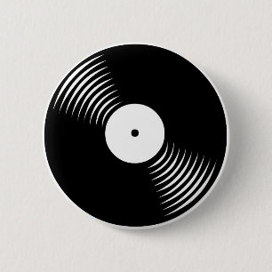 Bóton Redondo 5.08cm Corey Tiger 80s - Pin Retro Vintage Vinyl Record