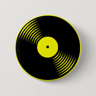 Bóton Redondo 5.08cm Corey Tiger 80s - Pino do Registro de Vinilo Retro