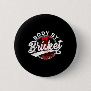 Bóton Redondo 5.08cm Corpo Por Brisket Funny Byrbecue Lover Churrasco F
