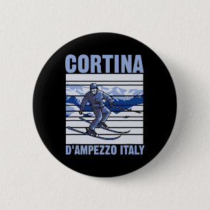 Bóton Redondo 5.08cm Cortina D'ampezzo Itália Esqui