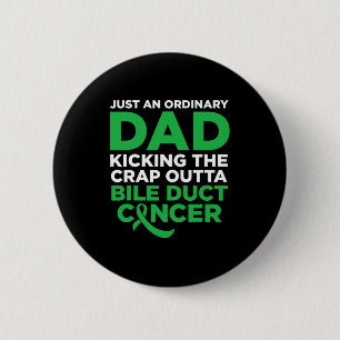 Bóton Redondo 5.08cm Cota De Combate De Cancer Bile Diversão Para Pai