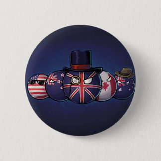 Bóton Redondo 5.08cm Countryballs anglo-saxão