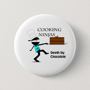 Bóton Redondo 5.08cm Cozinhar Ninjas