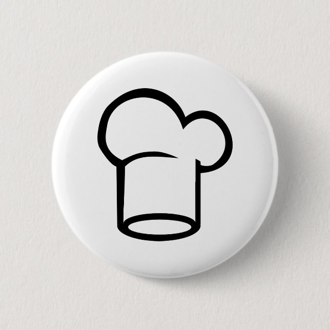 Bóton Redondo 5.08cm Cozinheiro - cozinheiro chefe (Frente)