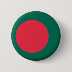 Bóton Redondo 5.08cm Crachá BANGLADESH PIN TRASEIRO 58 MM
