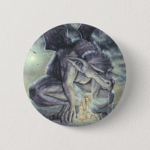 Bóton Redondo 5.08cm Crachá/botão da vigília do telhado