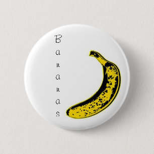 Bóton Redondo 5.08cm Crachá da banana