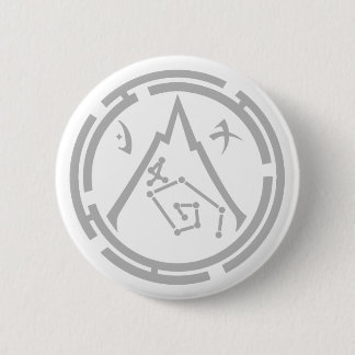 Bóton Redondo 5.08cm Crachá da Cinza da Guarda do carlet