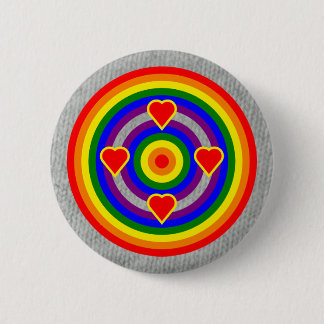 Bóton Redondo 5.08cm Crachá das cores: LGBT+