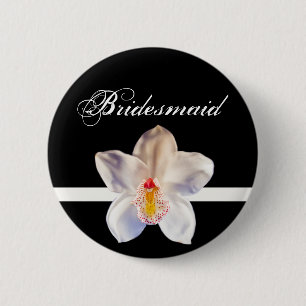 Bóton Redondo 5.08cm Crachá de identificação de casamento da Bridesm