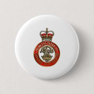 Bóton Redondo 5.08cm CRACHÁ do Boné PPCLI no chão branco traseiro