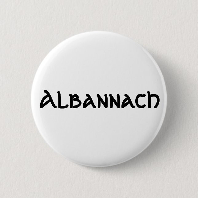 Bóton Redondo 5.08cm Crachá do botão de Albannach Pinback (Frente)