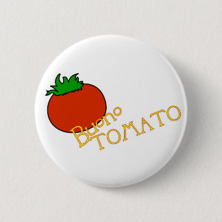 Bóton Redondo 5.08cm Crachá do botão do tomate de APH Buono