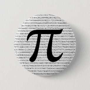 Bóton Redondo 5.08cm Crachá do botão Pi 3.1415