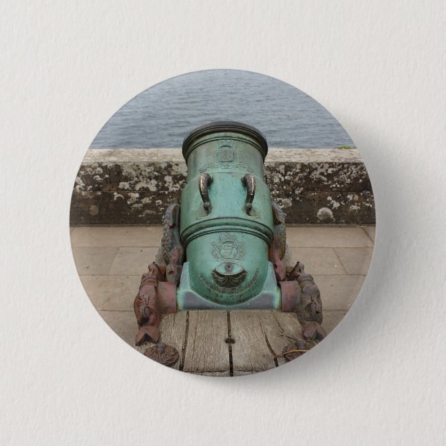 Bóton Redondo 5.08cm crachá do canhão (Frente)