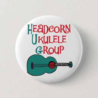 Bóton Redondo 5.08cm Crachá do Pin do grupo do Ukulele de Headcorn