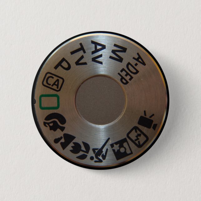 Bóton Redondo 5.08cm Crachá do seletor do modo de Canon 500D (Frente)