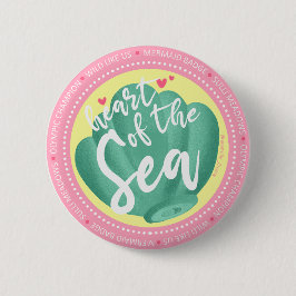 Bóton Redondo 5.08cm Crachá Sereia - CA