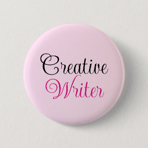 Bóton Redondo 5.08cm Creative Writer Pastel Pink