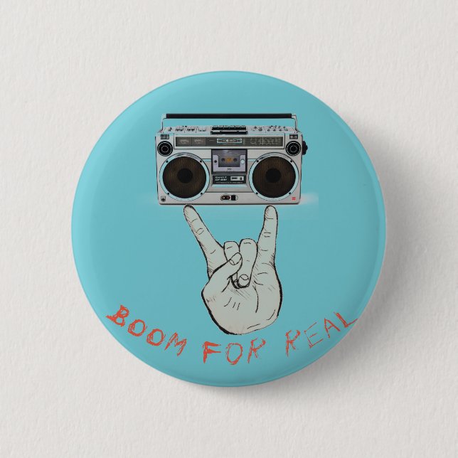 Bóton Redondo 5.08cm Crescimento para o botão real (Frente)