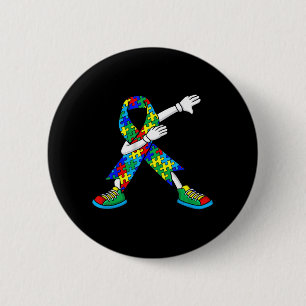 Bóton Redondo 5.08cm Crianças Autismo Sensibilização Meninos Crianças D