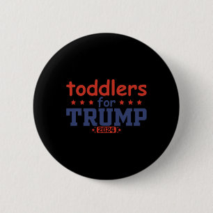Bóton Redondo 5.08cm Crianças para Trump Miúdos Trump 2025 Engraçado Cr