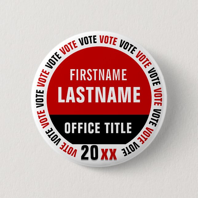 Bóton Redondo 5.08cm Criar um botão de campanha personalizado (Frente)