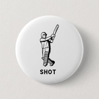 Bóton Redondo 5.08cm Cricket Tee Cricketer Cricketers India England Pak