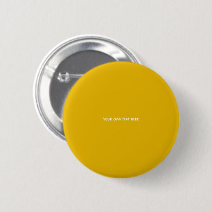 Bóton Redondo 5.08cm Crie Seu Próprio Design Amarelo Personalizado