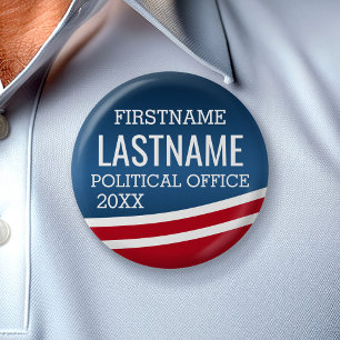 Bóton Redondo 5.08cm Crie seu próprio Design de eleições - Design moder