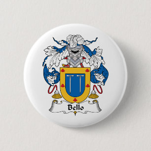 Bóton Redondo 5.08cm Crista da família de Bello