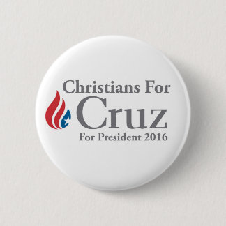 Bóton Redondo 5.08cm CRISTÃOS para o botão do presidente de Ted Cruz!