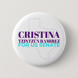 Bóton Redondo 5.08cm Cristina Tzintzún Ramirez Para Botão Do Senado Dos