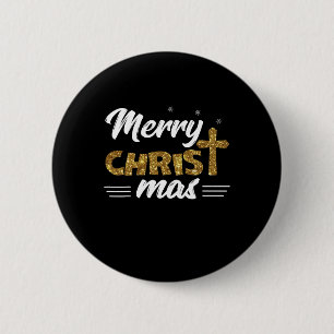 Bóton Redondo 5.08cm Cristo feliz Mas Família Natal Engraçada Correspon
