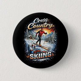 Bóton Redondo 5.08cm Cross Country Skiing