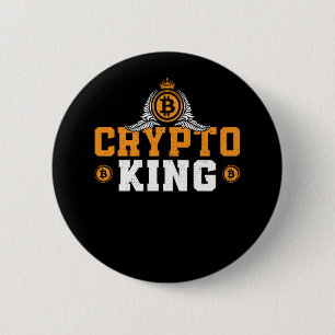 Bóton Redondo 5.08cm Crypto Crypto King