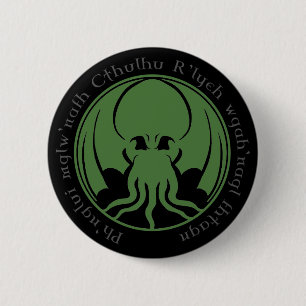 Bóton Redondo 5.08cm Cthulhu