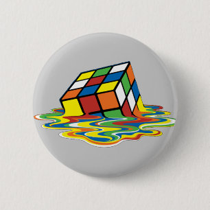 Bóton Redondo 5.08cm Cubo Mágico