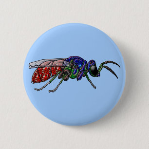Bóton Redondo 5.08cm Cuckoo Wasp