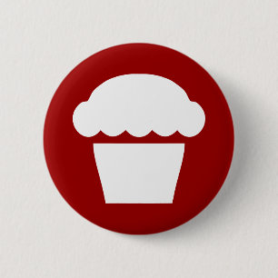 Bóton Redondo 5.08cm cupcake/muffin simples