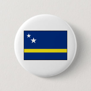 Bóton Redondo 5.08cm Curaçau - bandeira de Curacaoan