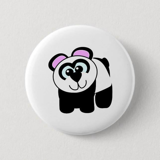 Bóton Redondo 5.08cm Cute Goofkins Panda (Frente)