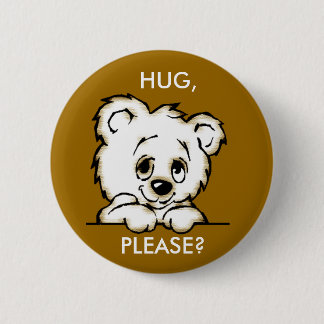 Bóton Redondo 5.08cm Cutebear Pin-no botão
