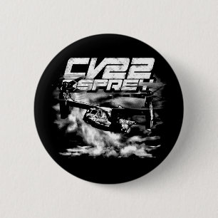 Bóton Redondo 5.08cm CV-22 Botão Pinback do OSPREY