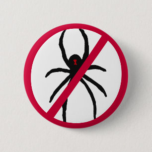 Bóton Redondo 5.08cm CV não mais botão das aranhas