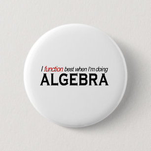 Bóton Redondo 5.08cm _Da álgebra eu funciono melhor