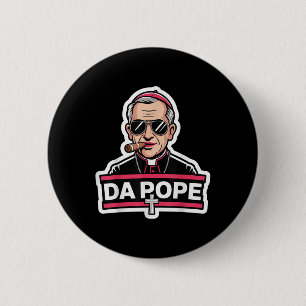 Bóton Redondo 5.08cm Da Pope Leo Xiv Papa Cristão Robert Prevost Funn
