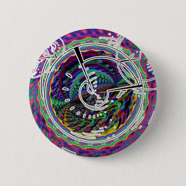 Bóton Redondo 5.08cm Da vista botão da janela da nave espacial para (Frente)