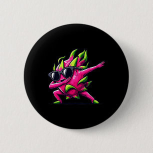 Bóton Redondo 5.08cm Dab Fruta Dancing Dabbing Dragon Fruta Memória